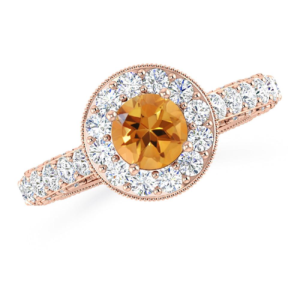 Rose Gold - Citrine