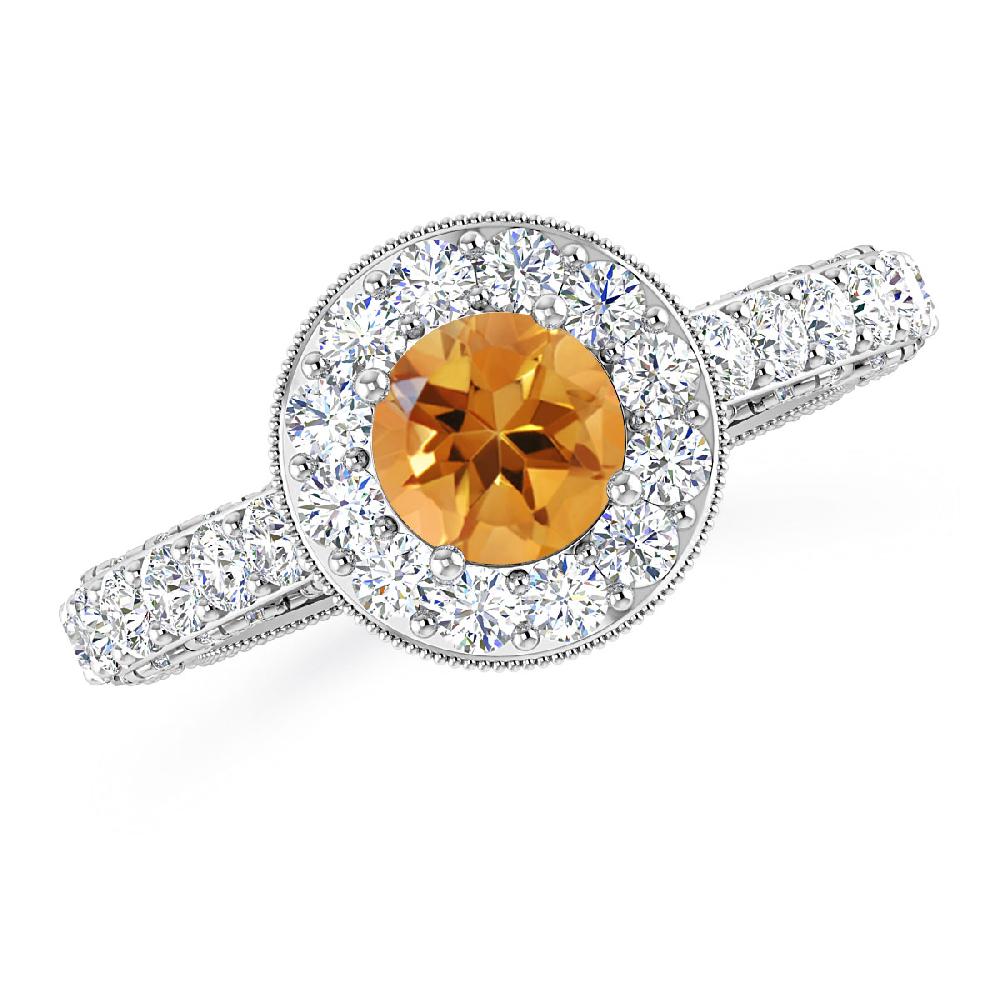 White Gold - Citrine