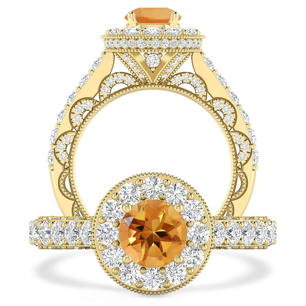 Yellow Gold - Citrine