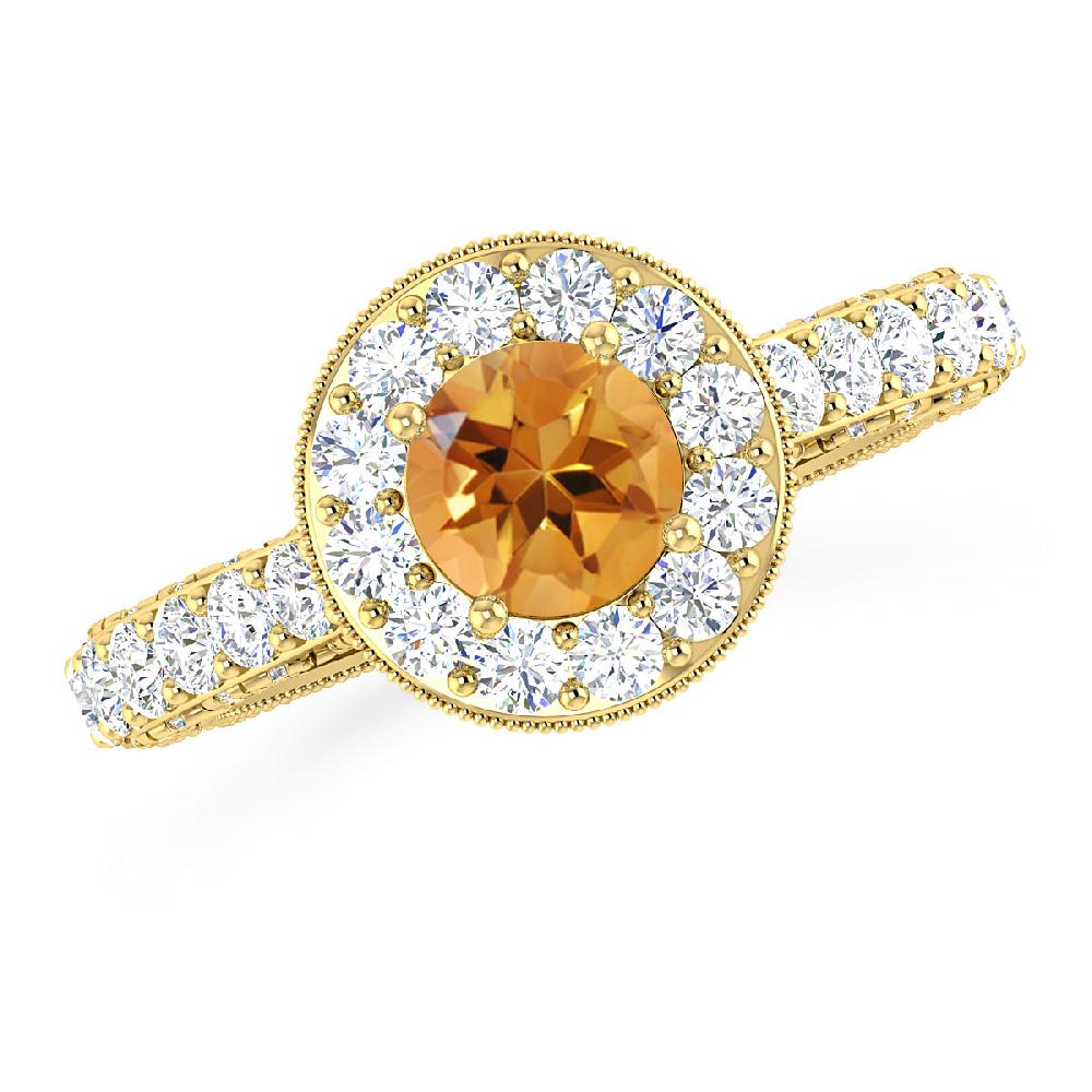 Yellow Gold - Citrine