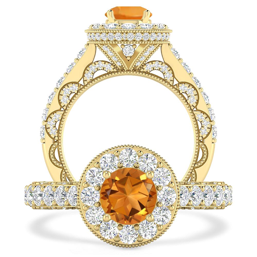 Yellow Gold - Citrine