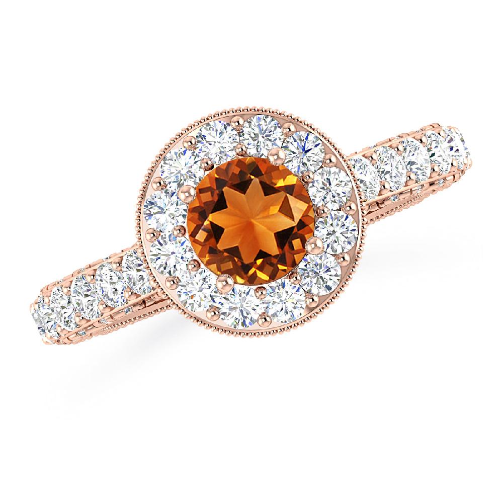 Rose Gold - Citrine