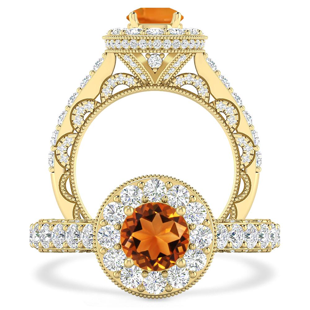 Yellow Gold - Citrine