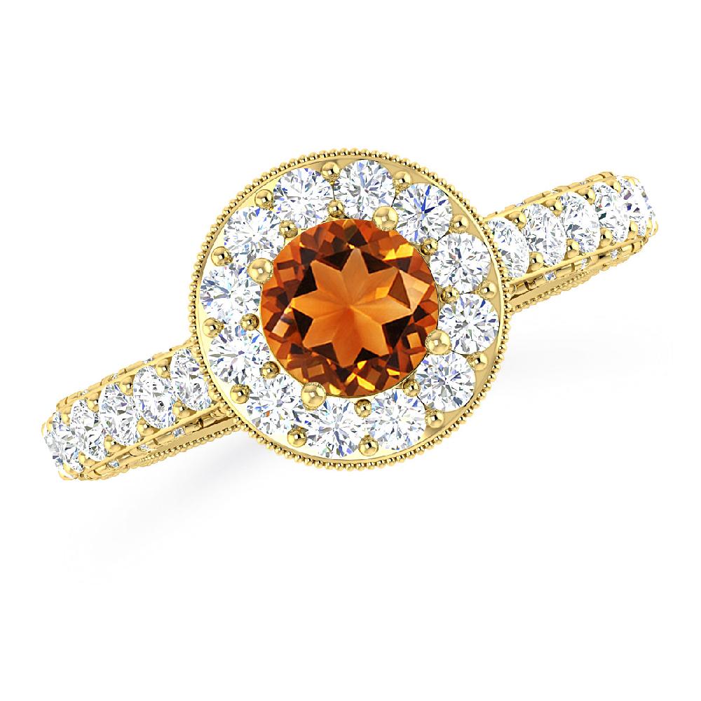 Yellow Gold - Citrine