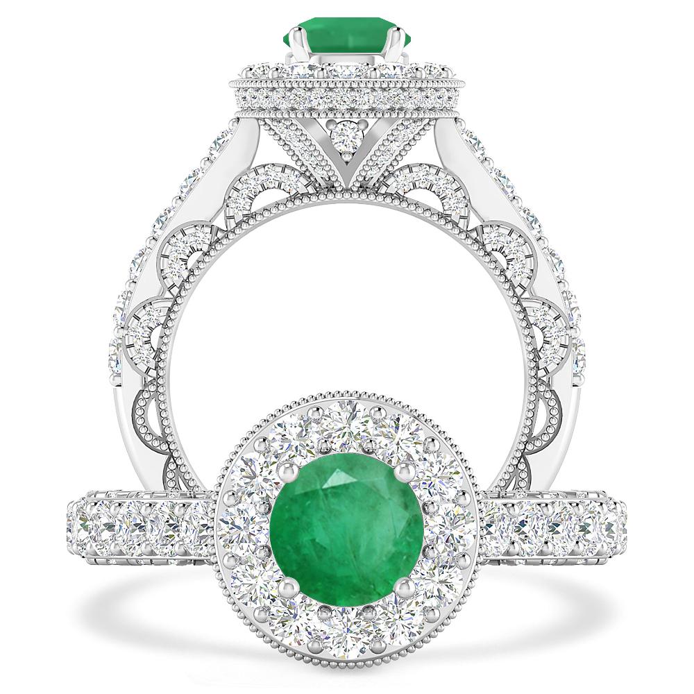 White Gold - Emerald