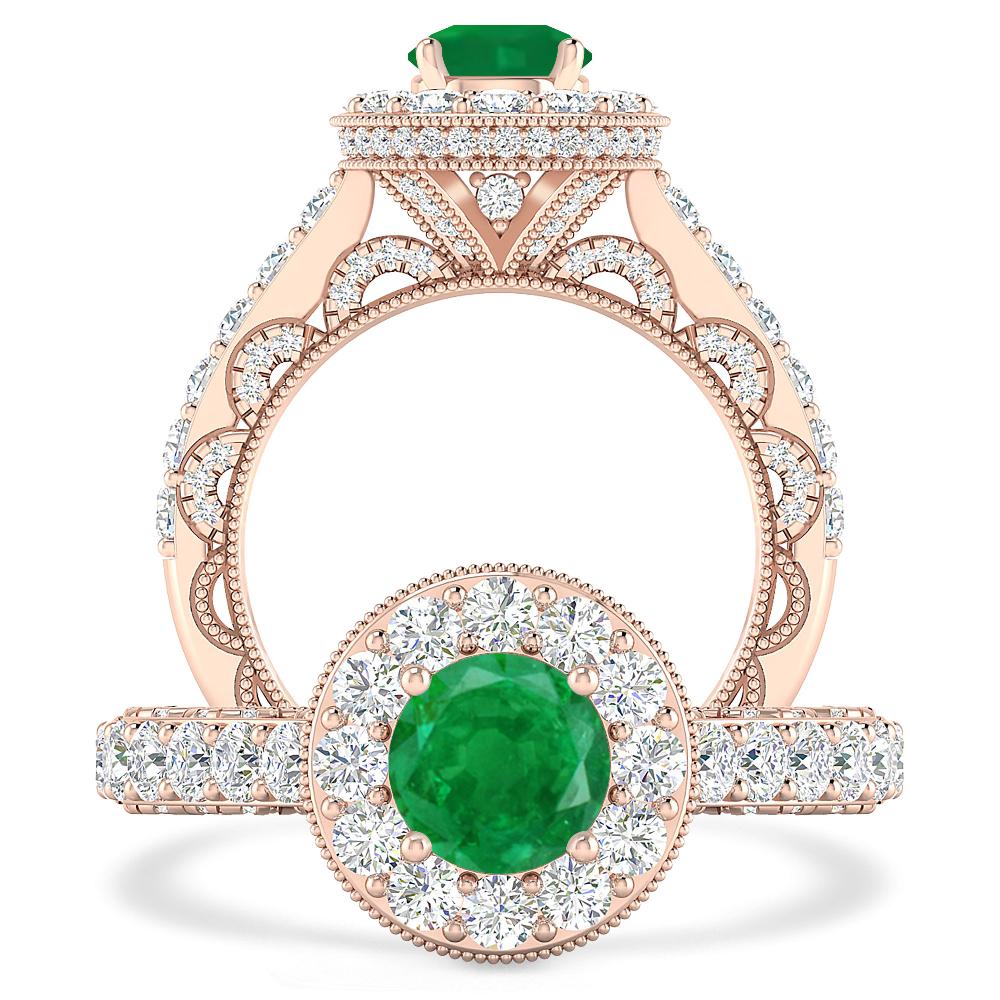 Rose Gold - Emerald