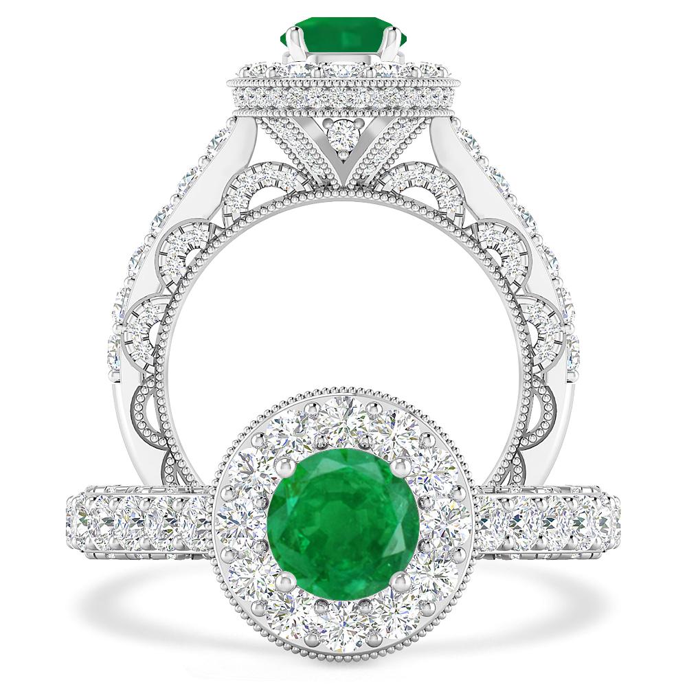 White Gold - Emerald