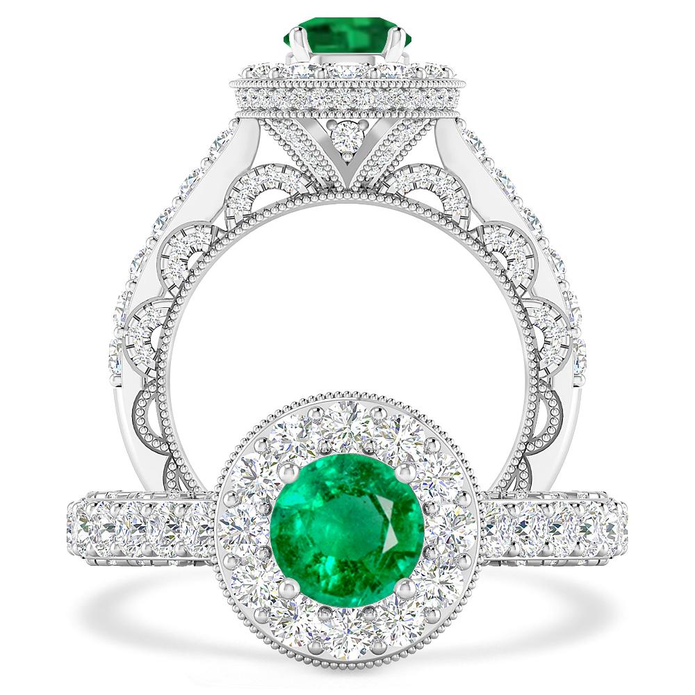 White Gold - Emerald