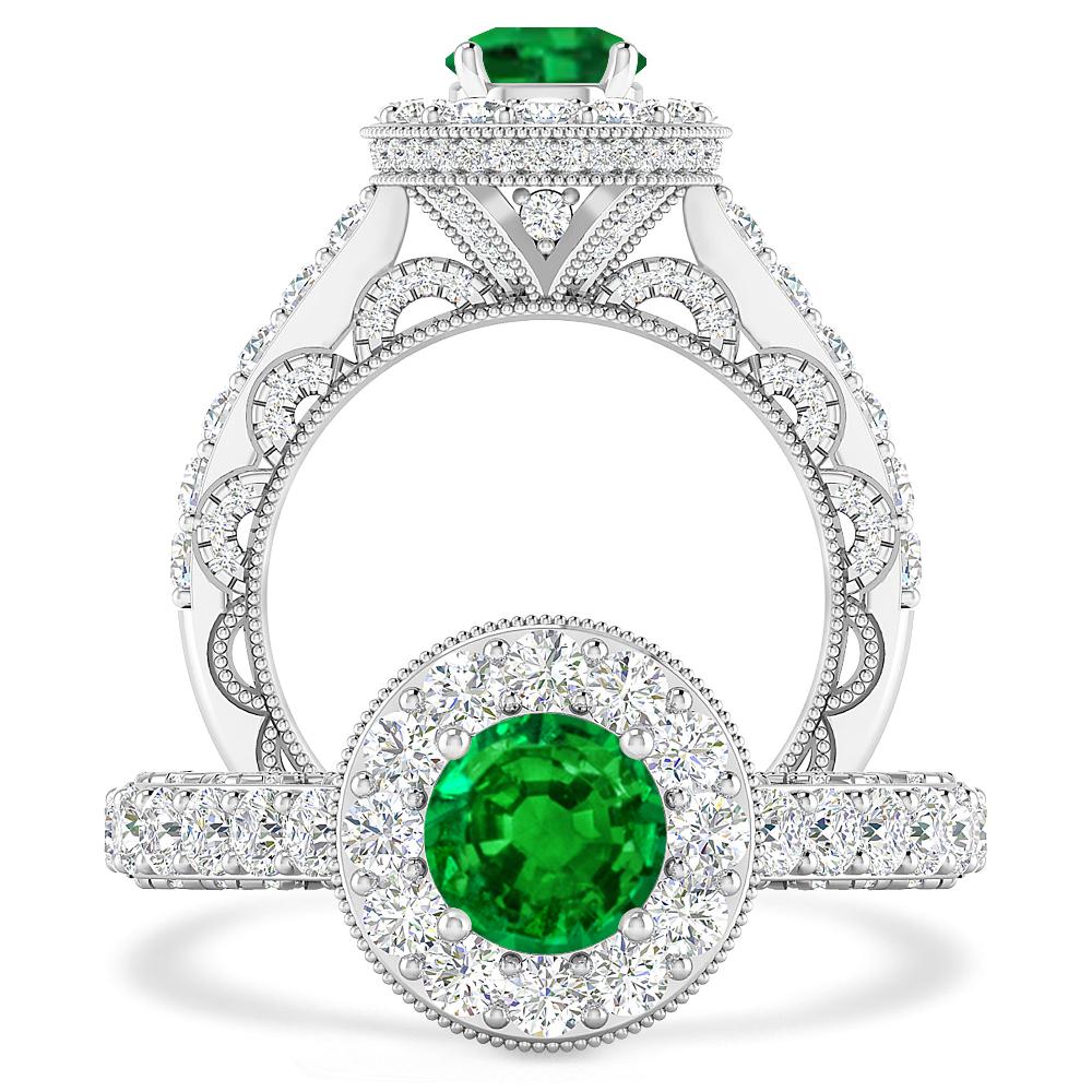 White Gold - Emerald