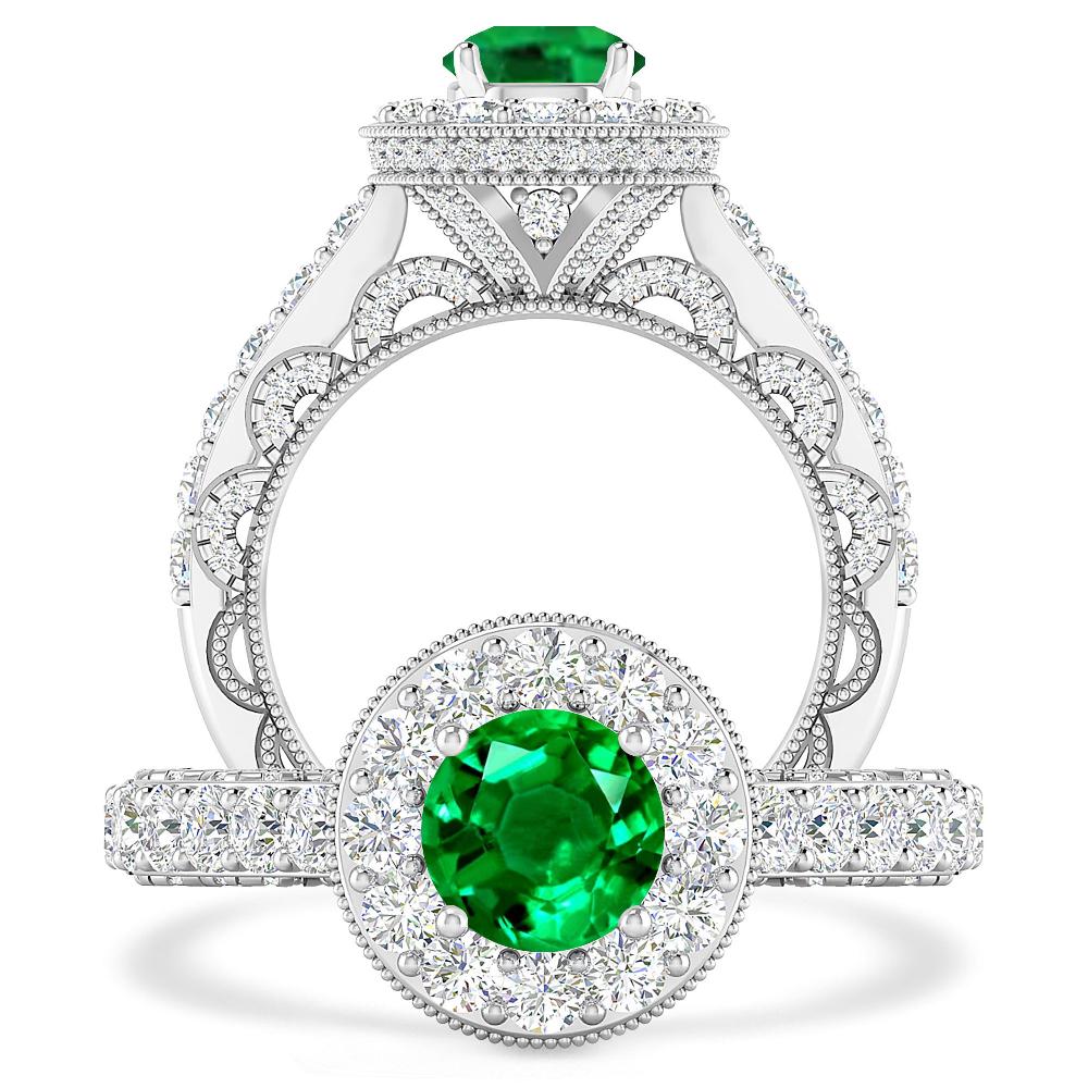 White Gold - Emerald