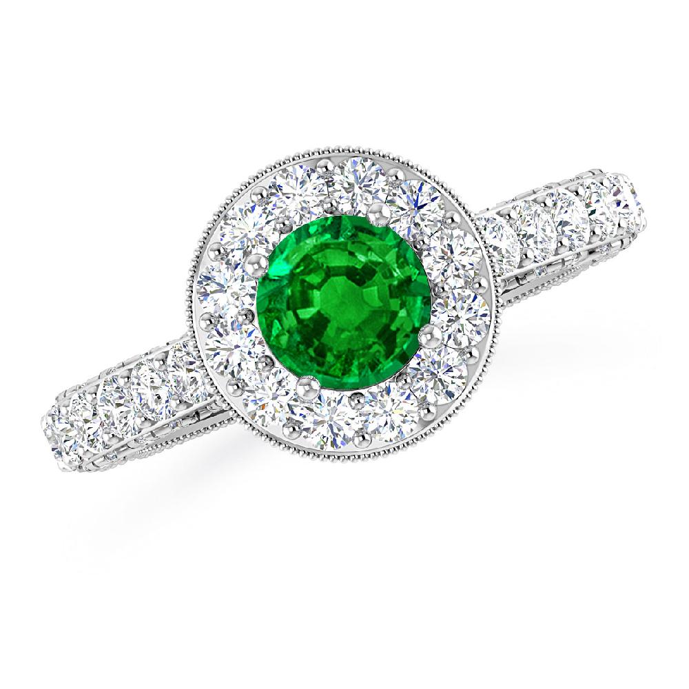 White Gold - Emerald