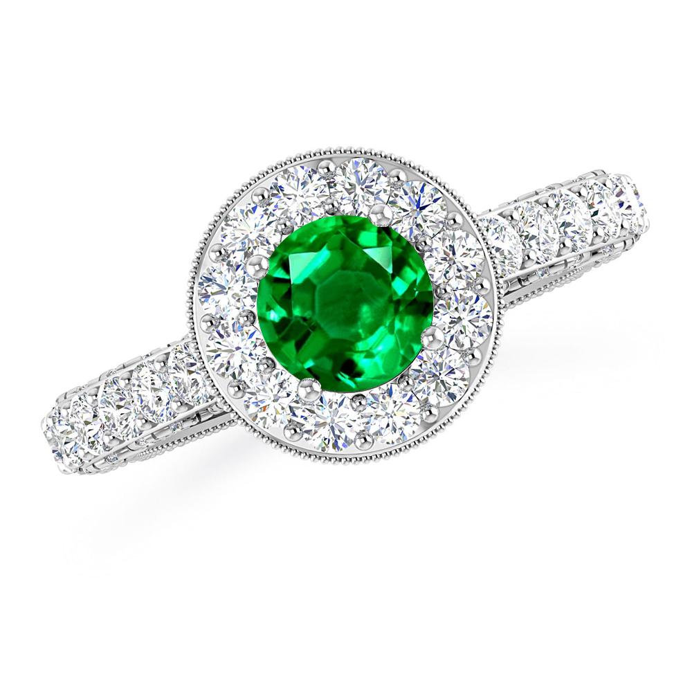 White Gold - Emerald