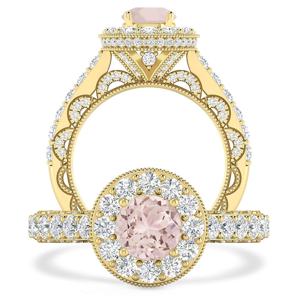 Yellow Gold - Morganite