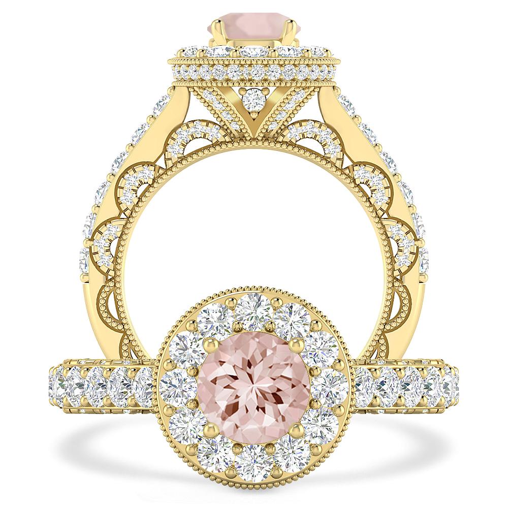 Yellow Gold - Morganite