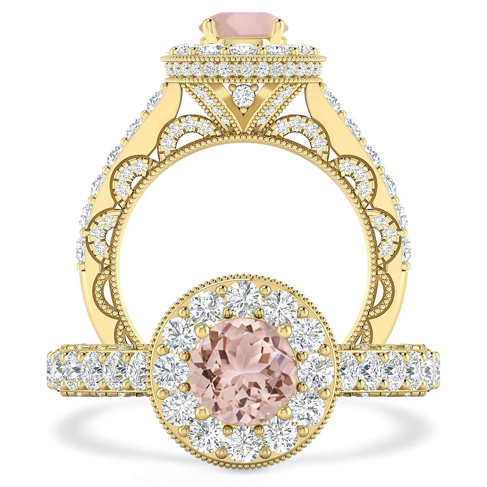 Yellow Gold - Morganite