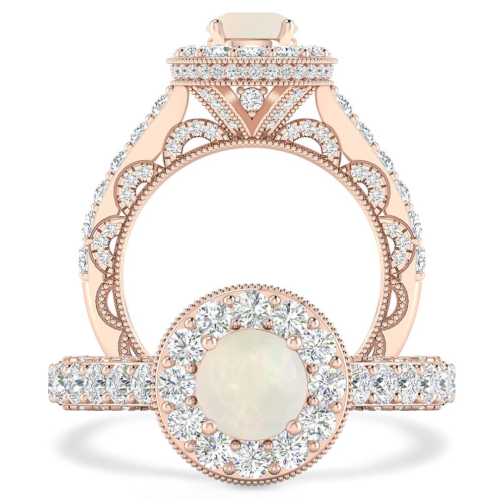 Rose Gold - Opal