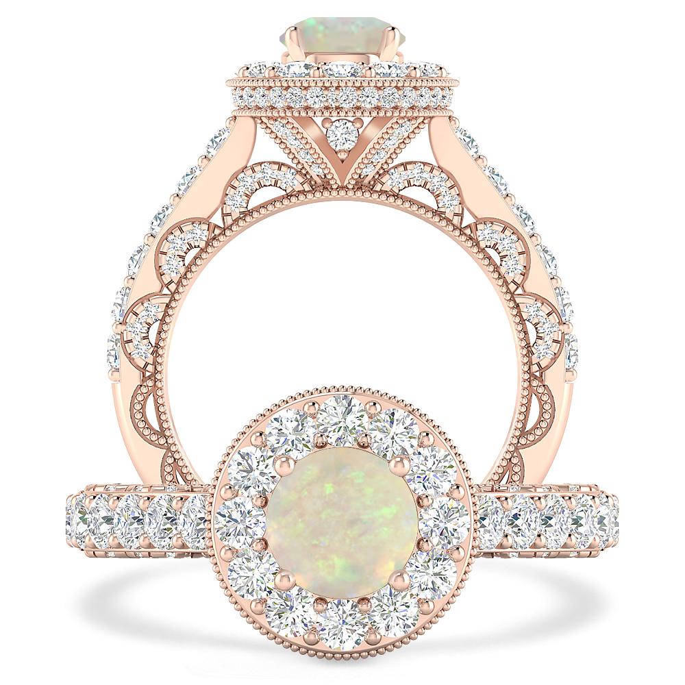 Rose Gold - Opal