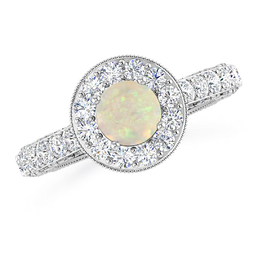 White Gold - Opal