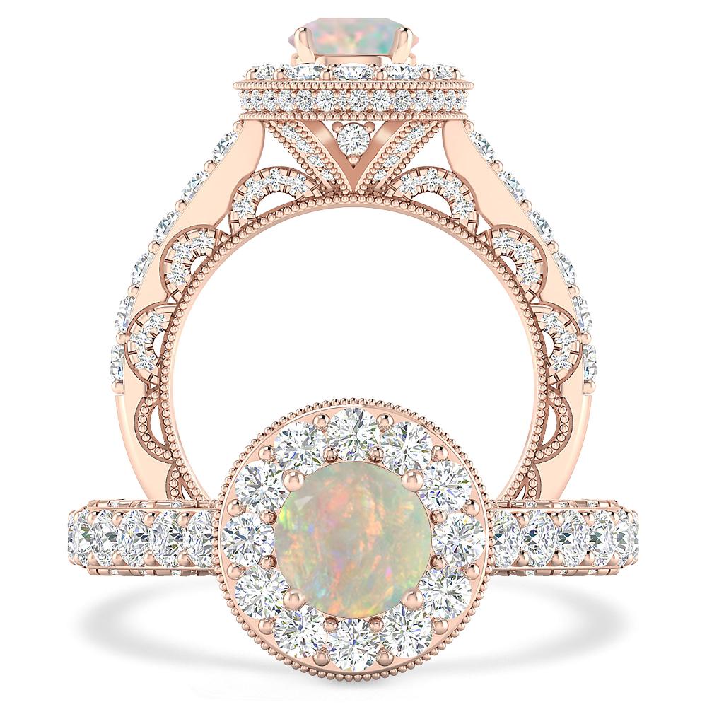 Rose Gold - Opal