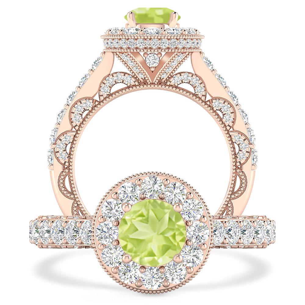 Rose Gold - Peridot