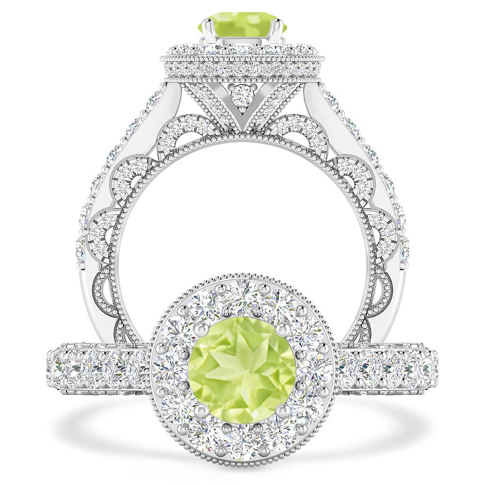 White Gold - Peridot