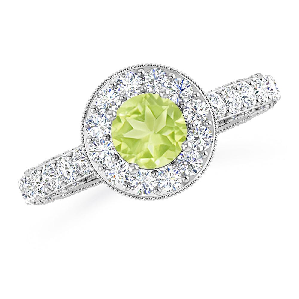 White Gold - Peridot