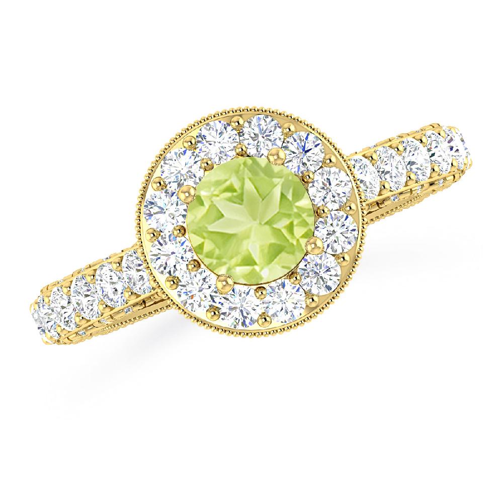 Yellow Gold - Peridot