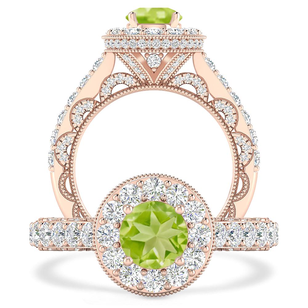 Rose Gold - Peridot