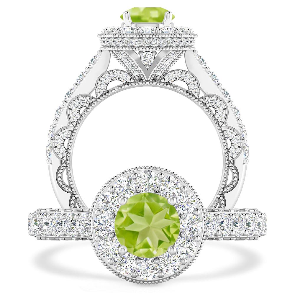 White Gold - Peridot