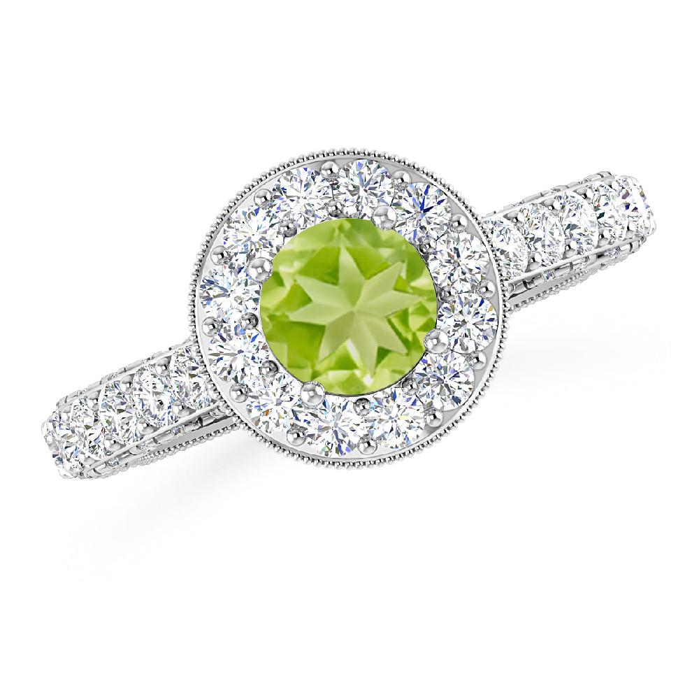 White Gold - Peridot