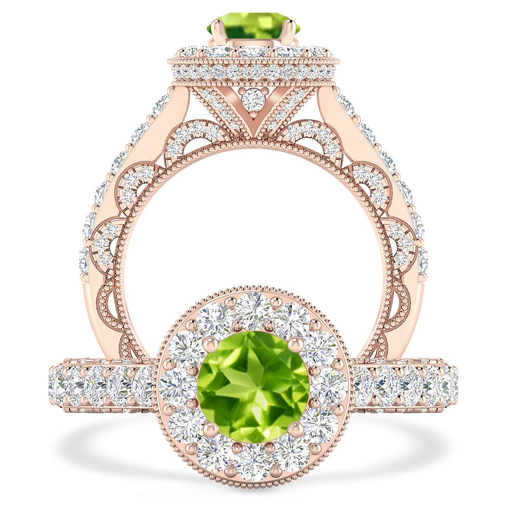 Rose Gold - Peridot