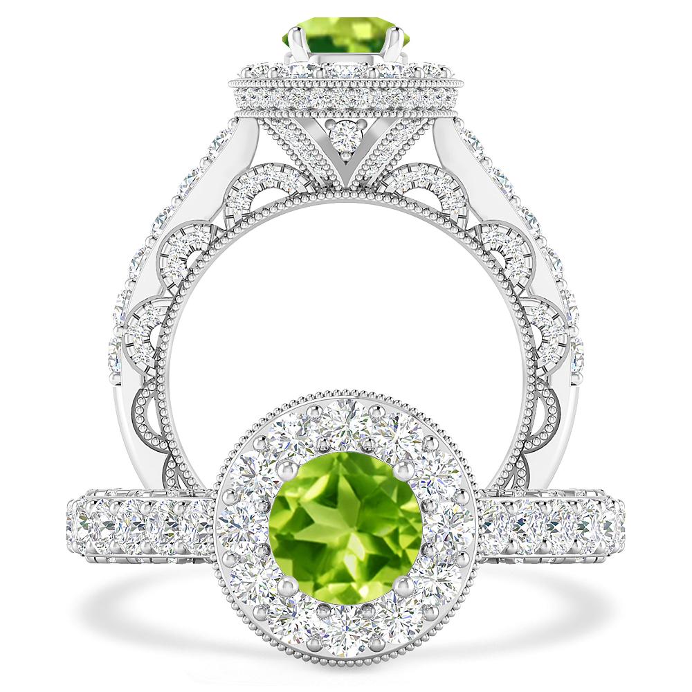 White Gold - Peridot