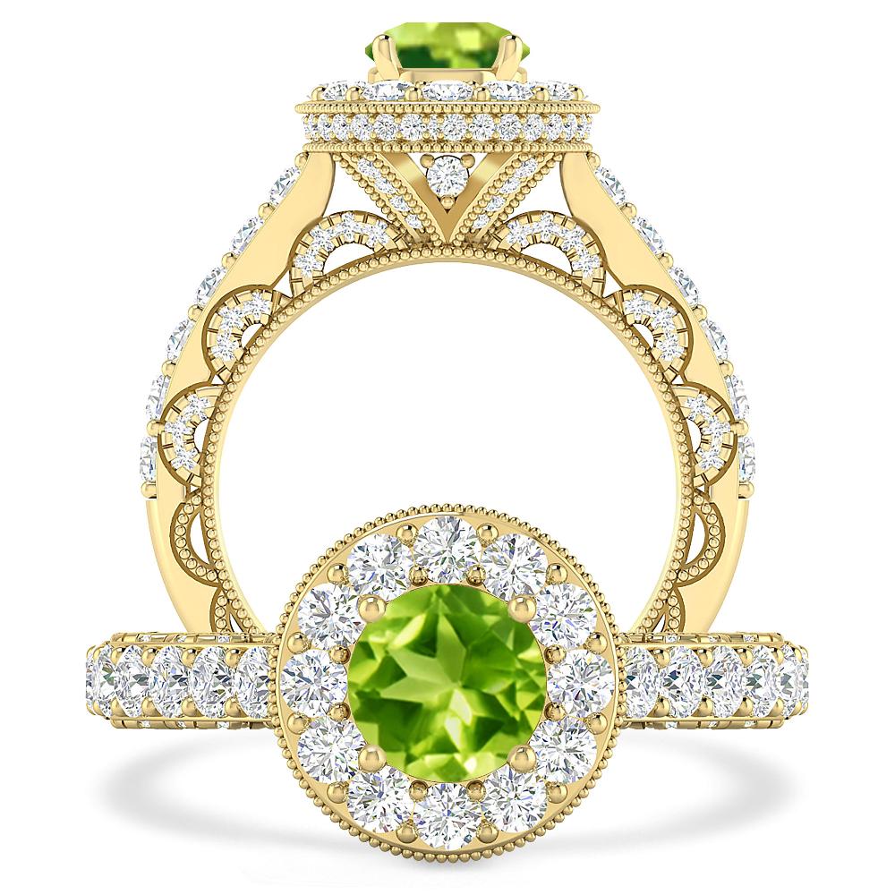 Yellow Gold - Peridot