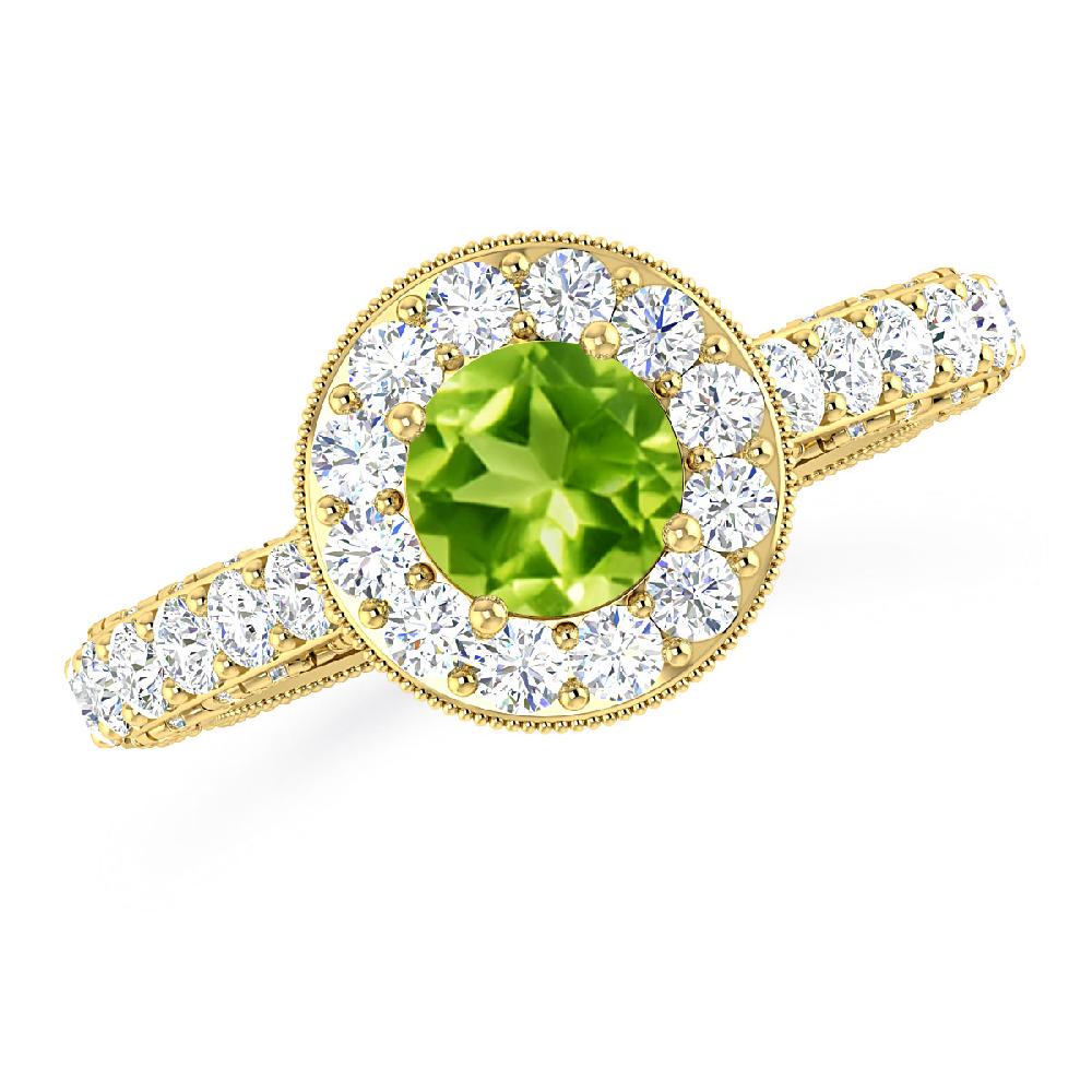 Yellow Gold - Peridot