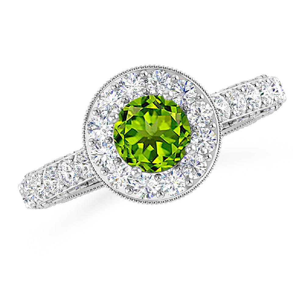 White Gold - Peridot