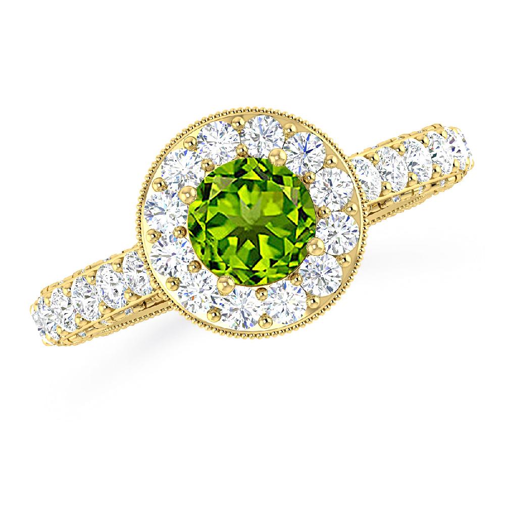 Yellow Gold - Peridot