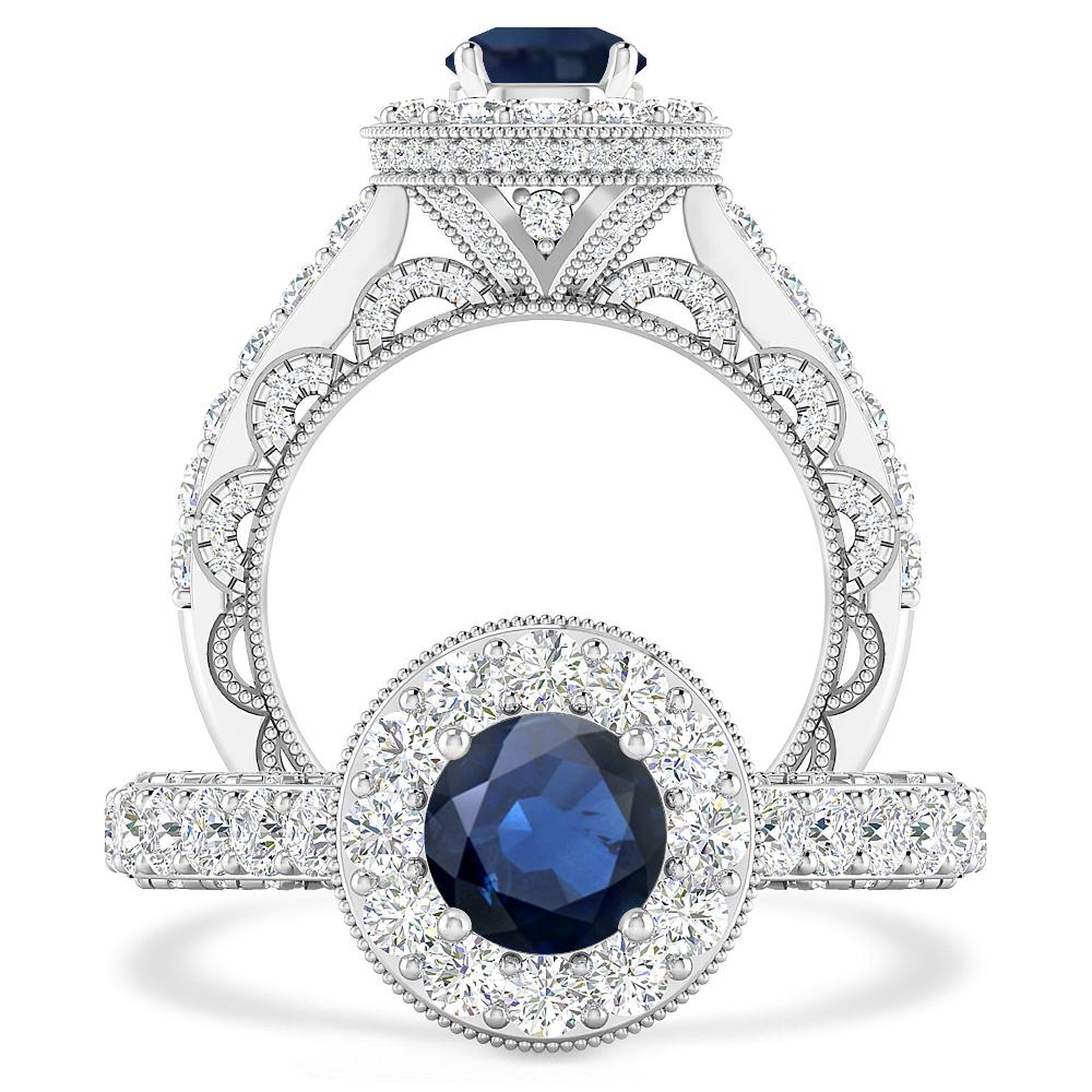 White Gold - Sapphire