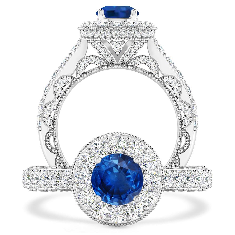 White Gold - Sapphire