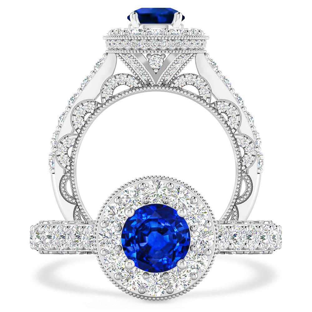 White Gold - Sapphire