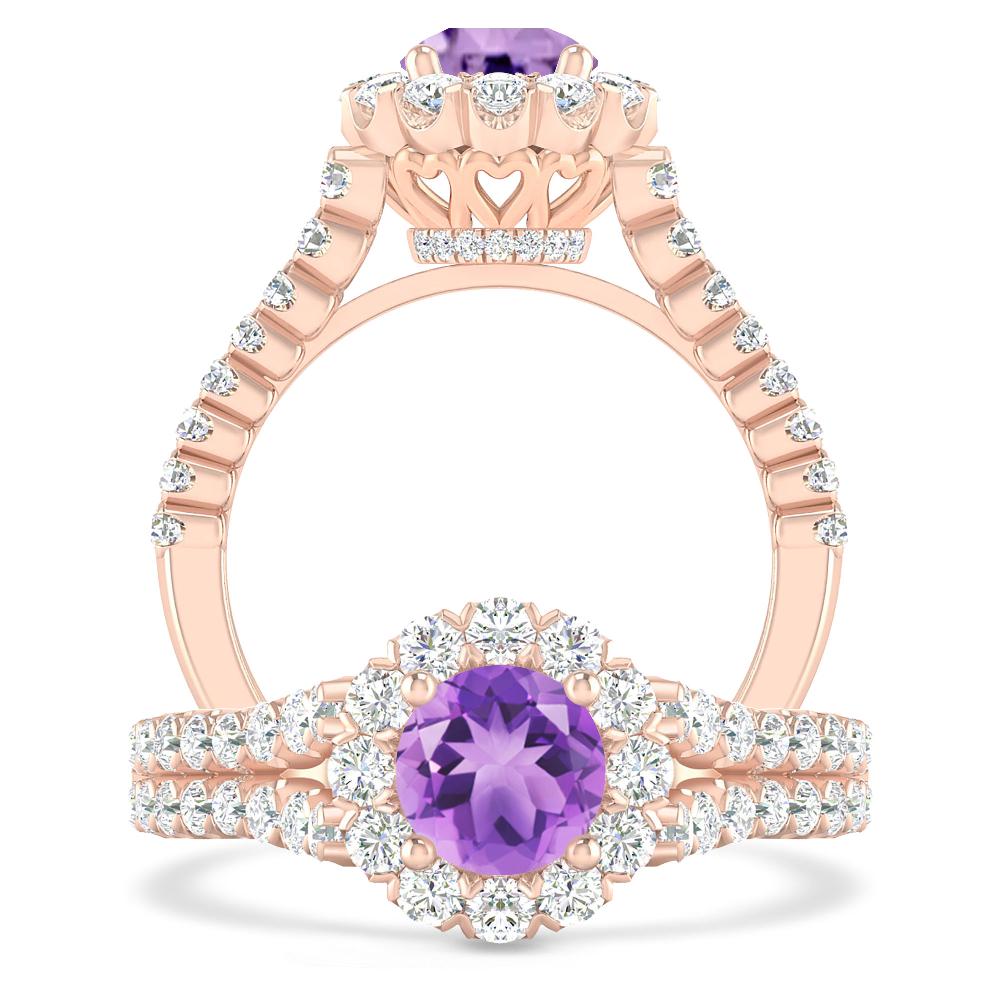 Rose Gold - Amethyst