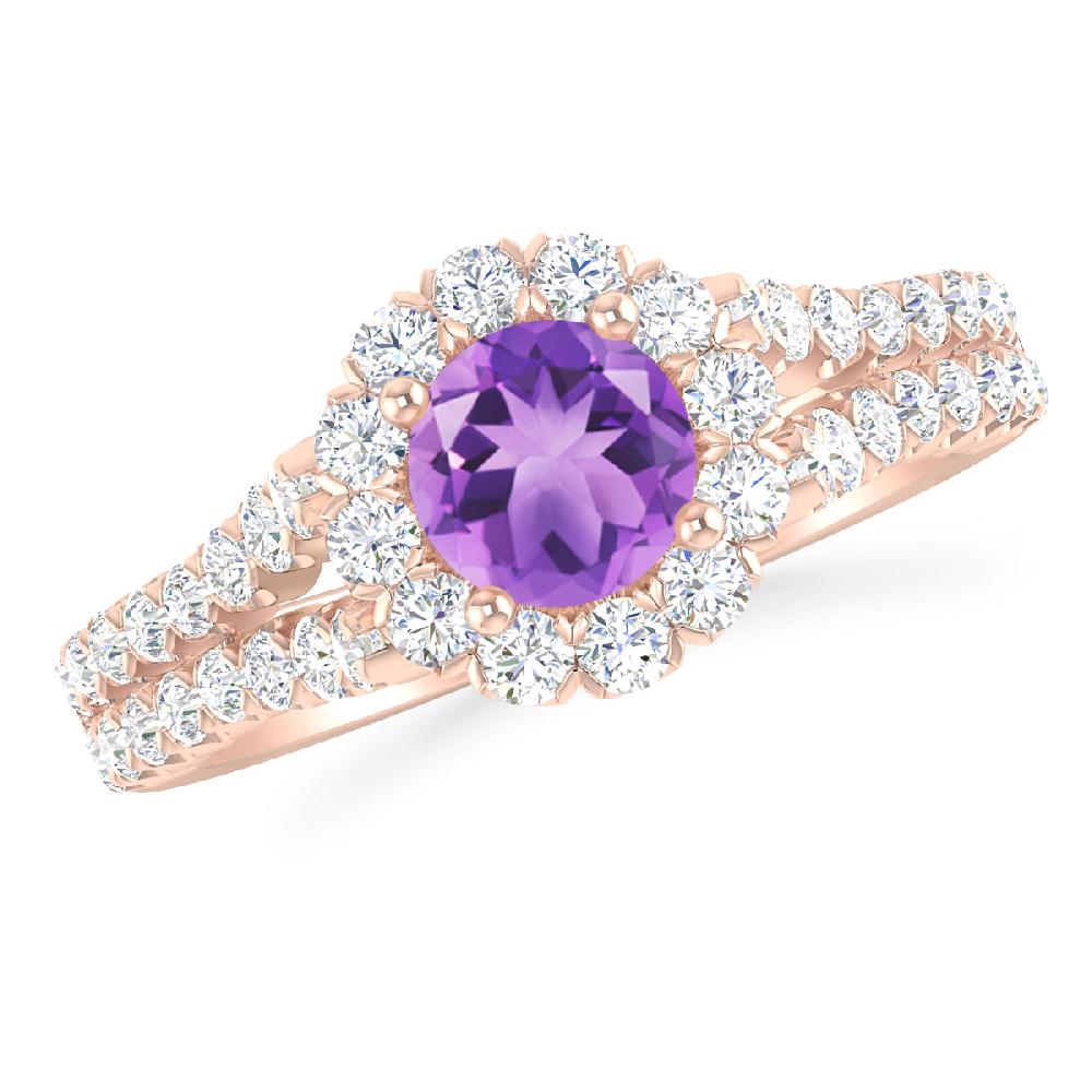 Rose Gold - Amethyst