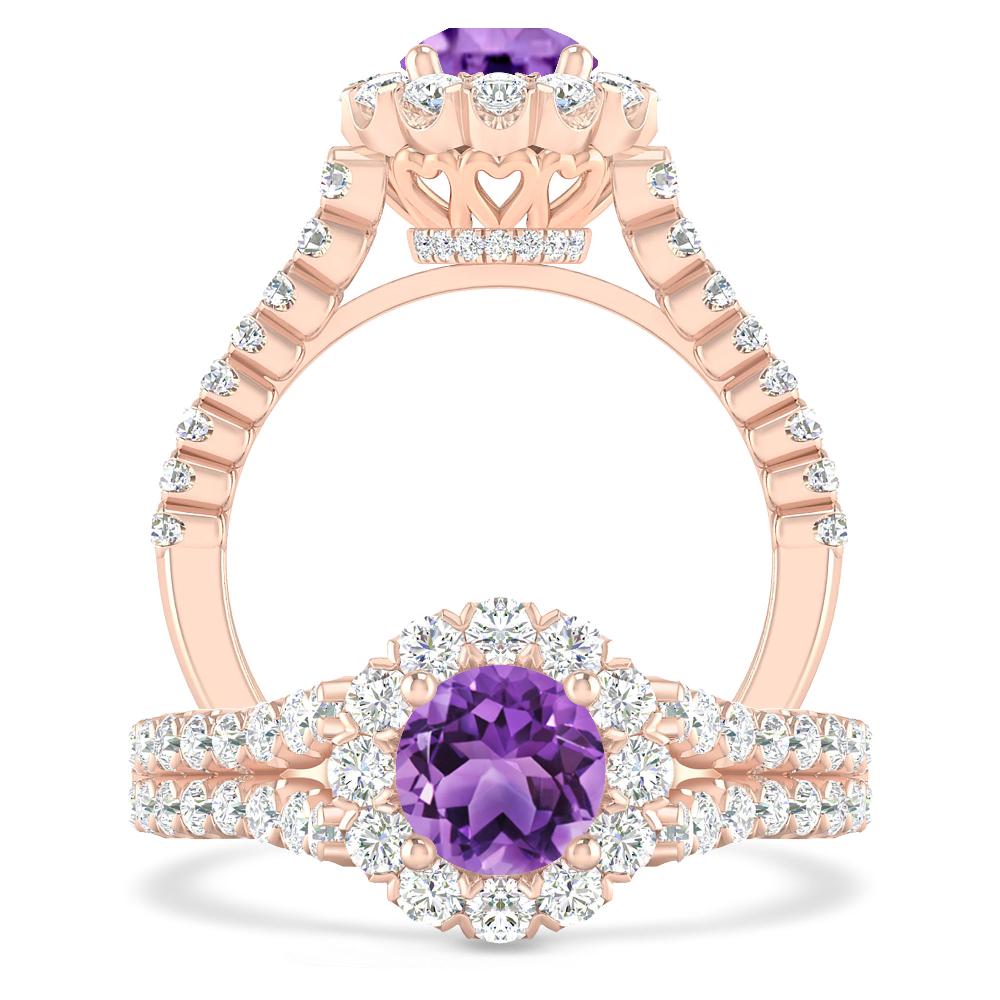 Rose Gold - Amethyst