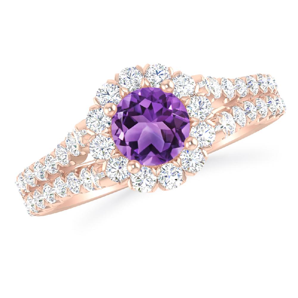 Rose Gold - Amethyst