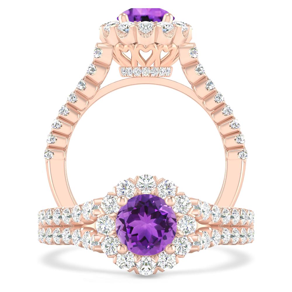 Rose Gold - Amethyst