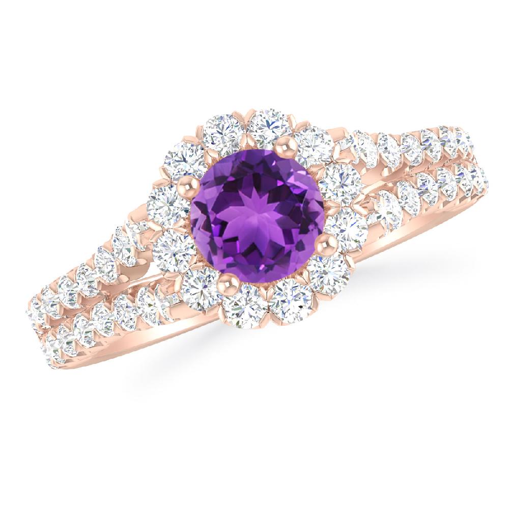 Rose Gold - Amethyst