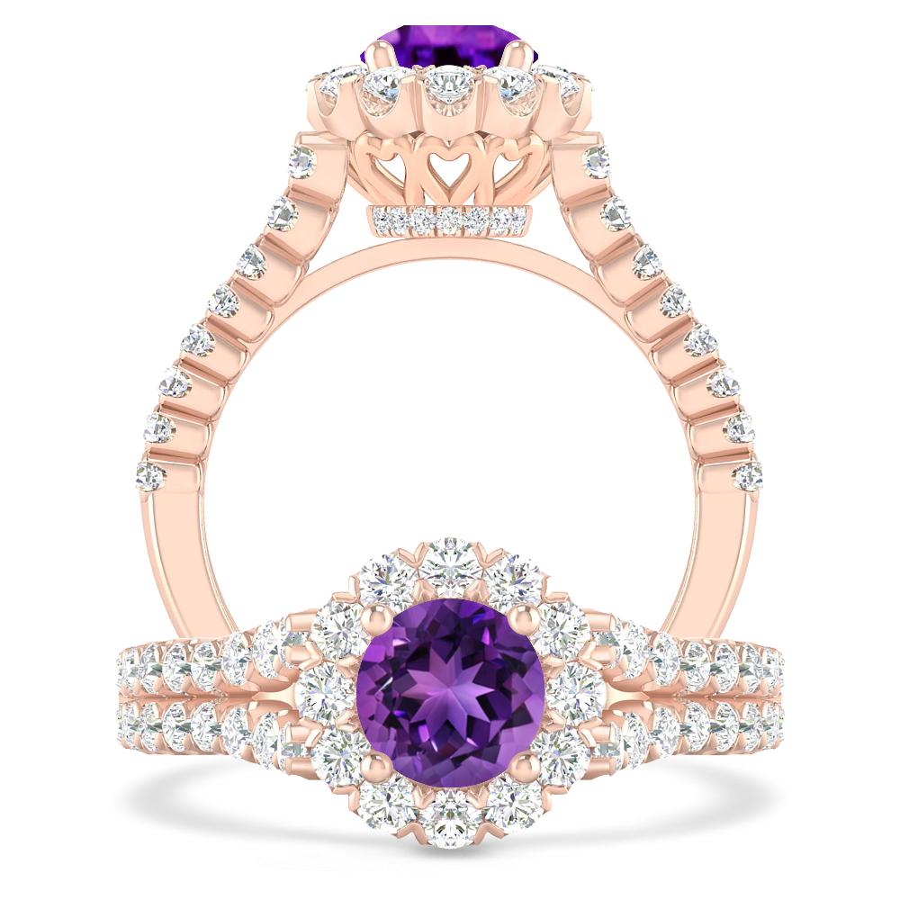 Rose Gold - Amethyst