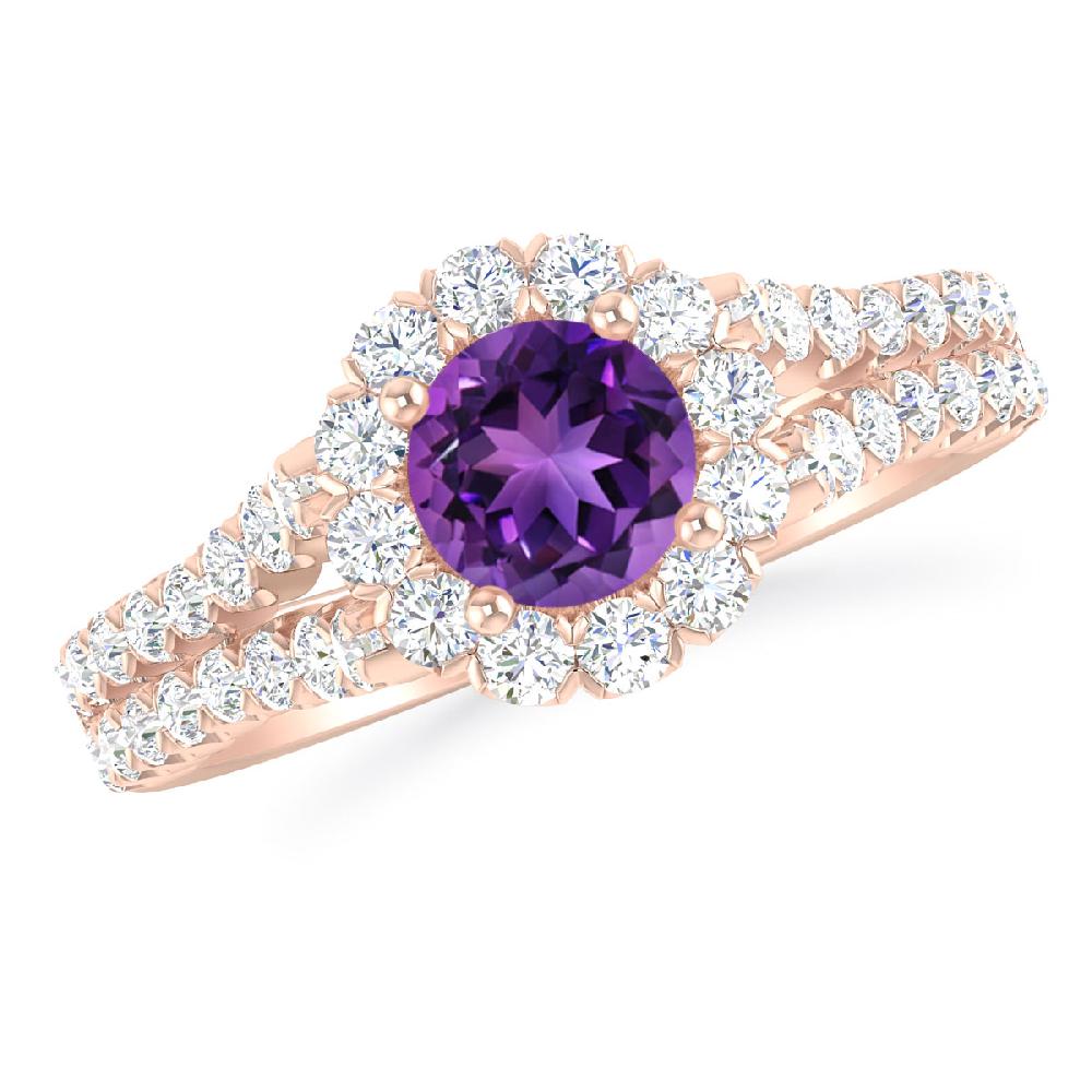 Rose Gold - Amethyst