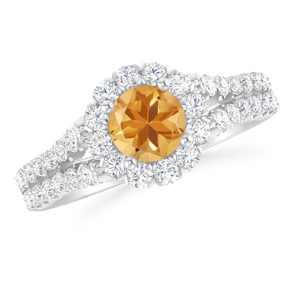 White Gold - Citrine