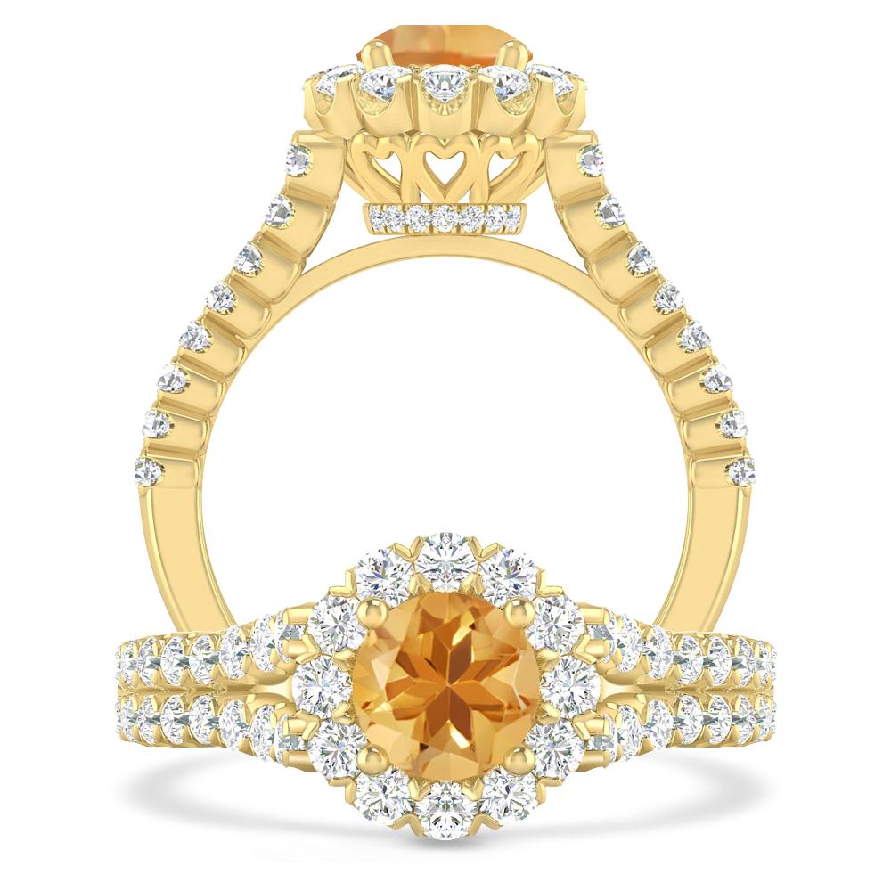 Yellow Gold - Citrine