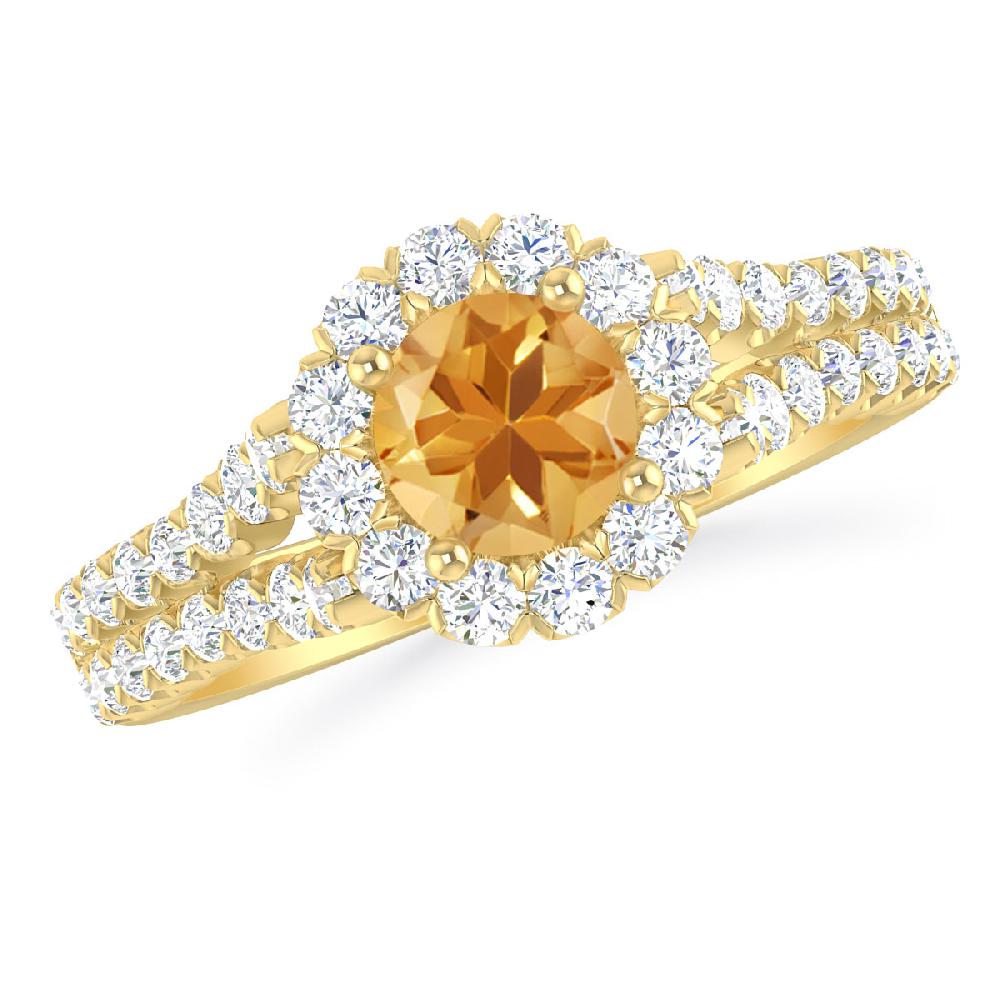 Yellow Gold - Citrine